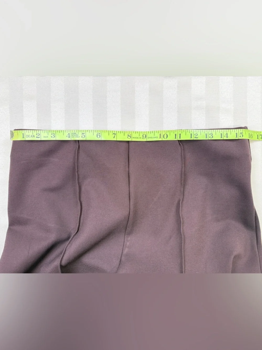 SPANX Micro Pont’e Flare Pants Size XL Deep Burgundy Boot Cut #20792R - Picture 6 of 14
